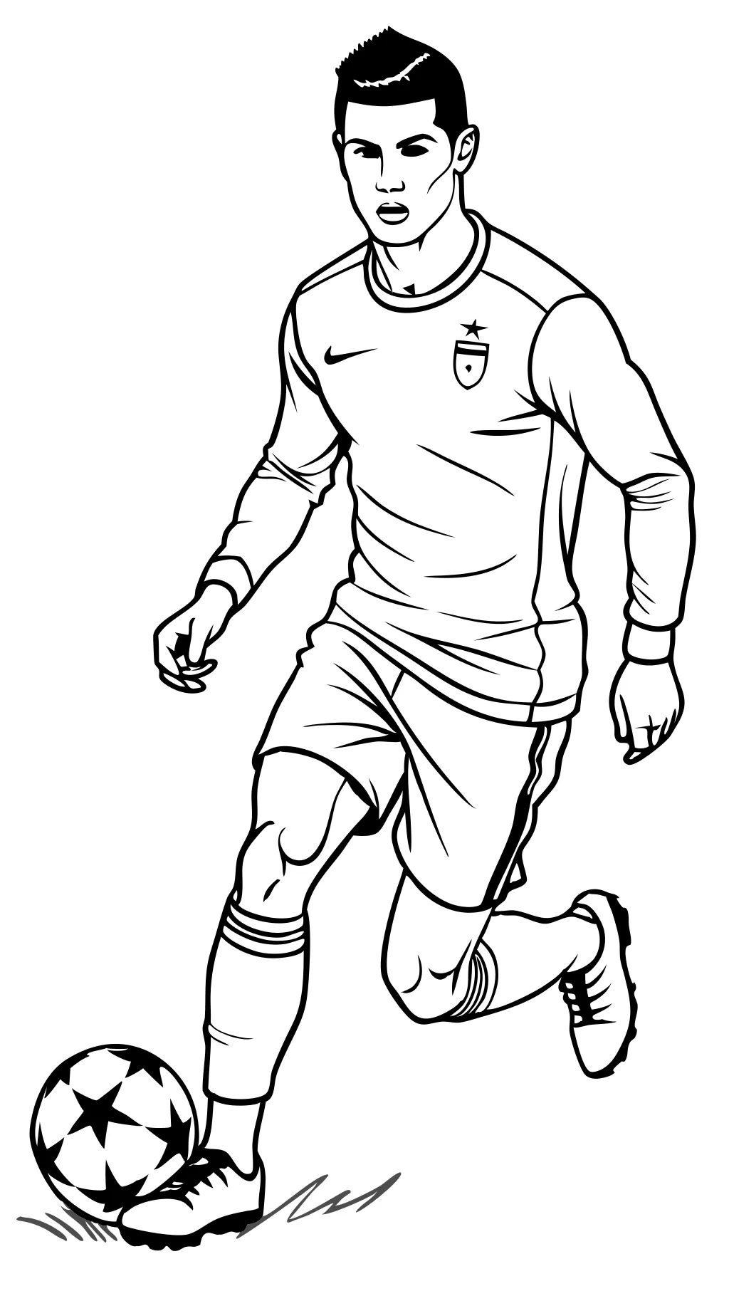 coloriages Cristiano Ronaldo